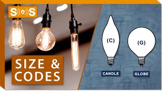 Decorative Light Bulb  Size amp Codes  Spec Sense [upl. by Earased]