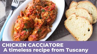 How to cook a tasty CHICKEN CACCIATORE  Traditional Italian Recipe [upl. by Hsreh]