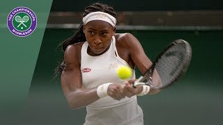 Cori Gauff vs Magdalena Rybarikova Wimbledon 2019 Second Round Highlights [upl. by Nehepts]