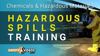 Hazardous Spills Training from SafetyVideoscom [upl. by Wolfie]